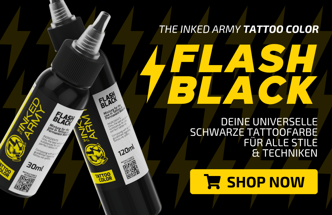 The Inked Army Tattoo Colors FLASH BLACK