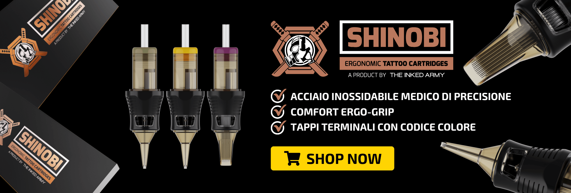 The Inked Army Tattoo Cartridges SHINOBI