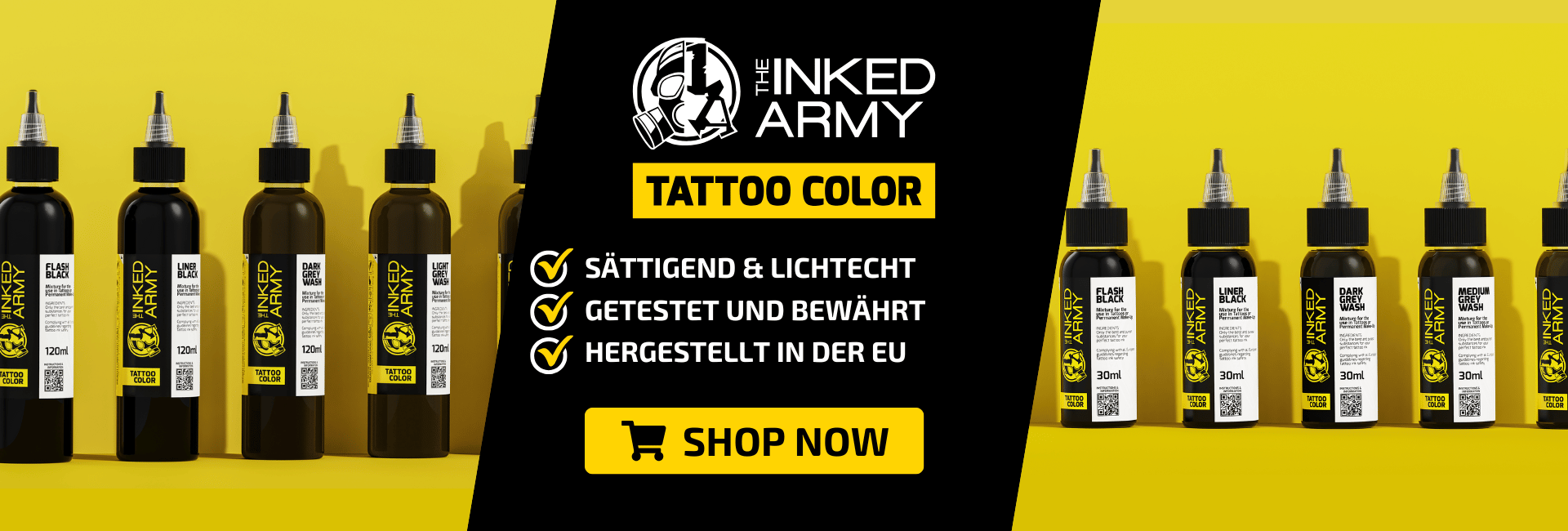 The Inked Army Tattoo Colors