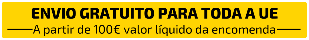 Envio gratuito em toda a UE para pedidos com valor líquido acima de 100€