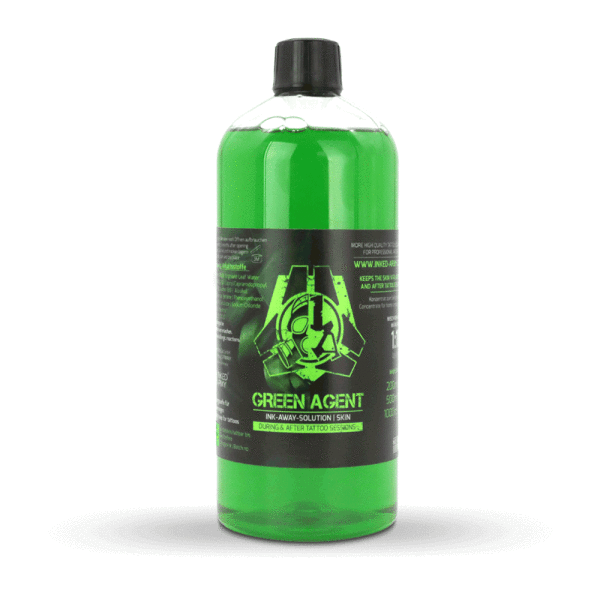 THE INKED ARMY - Reinigungslösung - Green Agent Skin Konzentrat - 1000 ml