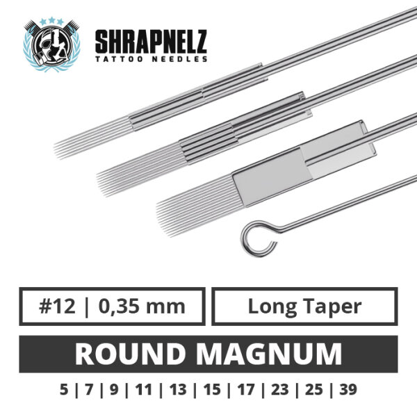 THE INKED ARMY - Shrapnelz Tattoo Tradicionais - Round Magnum 0,35 LT