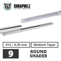 THE INKED ARMY - Shrapnelz Tattoo Aghi - 9 Round Shader -...