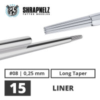 THE INKED ARMY - Shrapnelz Tattoo Nadeln - 15 Liner -...