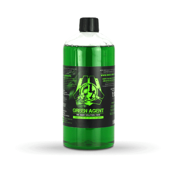 THE INKED ARMY - Reinigungslösung - Green Agent Skin Konzentrat - 500 ml