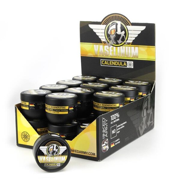 THE INKED ARMY - Vaselinum Calendula - Tattoo Aftercare - con estratto di calendula - 100 ml - varie unità - Articolo fuori produzione