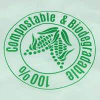 THE INKED ARMY - Clipcord Sleeve - Kompostierbar und Biologisch abbaubar - 6 cm x 80 cm - 100 Stück