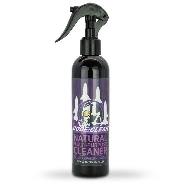 THE INKED ARMY - Code Clean - Detergente speciale - Smacchiatore per superfici di lavoro - biodegradabile - 250 ml