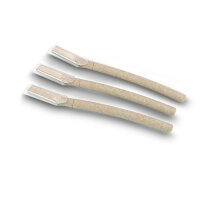 THE INKED ARMY - Augenbrauen Rasierer - Kompostierbar und Biologisch abbaubar - 3 Stk/Pack