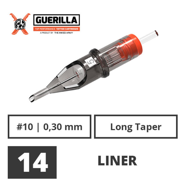 THE INKED ARMY - Guerilla Tattoo Nadelmodule - 14 Liner 0,30 mm LT - 20 Stk.