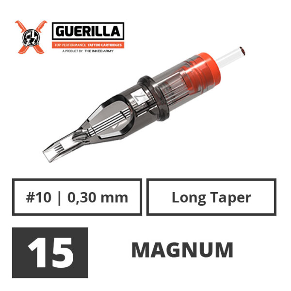 THE INKED ARMY - Guerilla Tattoo Nadelmodule - 15 Magnum 0,30 mm LT - 20 Stk.