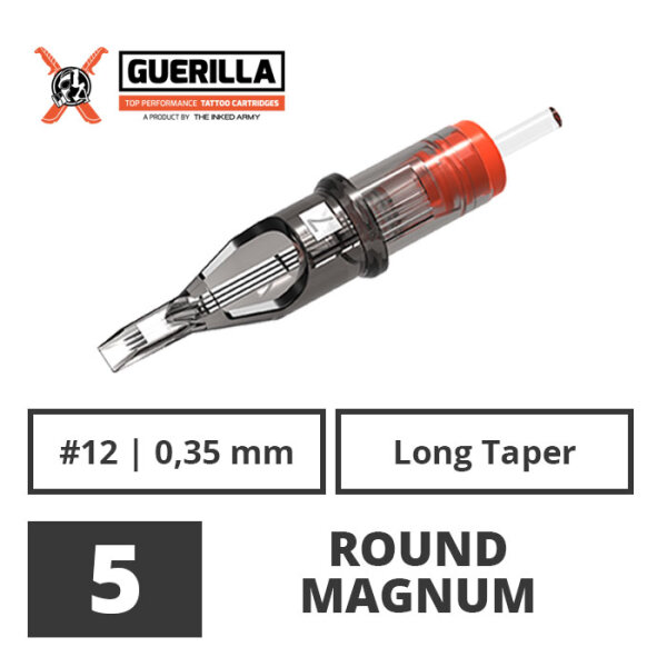 THE INKED ARMY - Guerilla Tattoo Nadelmodule - 5 Round Magnum 0,35 mm LT - 20 Stk.