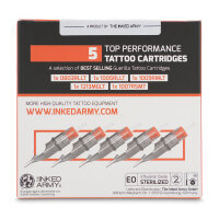 THE INKED ARMY - Guerilla Tattoo Nadelmodule - Basic Sample Set - 5 Cartridges