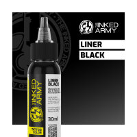 THE INKED ARMY - Colore per tatuaggi - Liner Black
