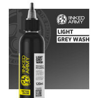 THE INKED ARMY - Colore per tatuaggi - Light Grey Wash - 120 ml