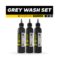 THE INKED ARMY - Tattoo Color - Grey Wash Set - 3 x 120 ml