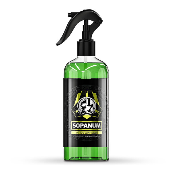 THE INKED ARMY - Sopanum Aloe - Tattoo Soap - Gebrauchsfertiges Spray - 1 x 500 ml