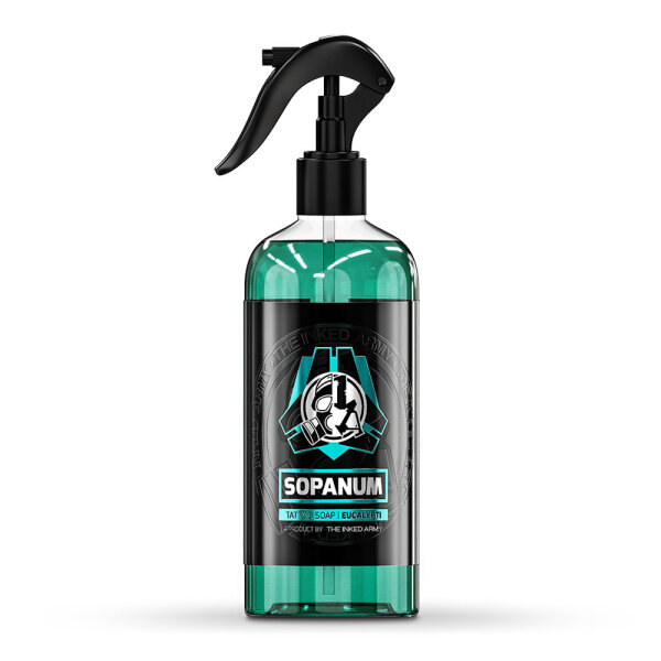 THE INKED ARMY - Sopanum Eucalypti - Tattoo Soap - Gebrauchsfertiges Spray - 1 x 500 ml