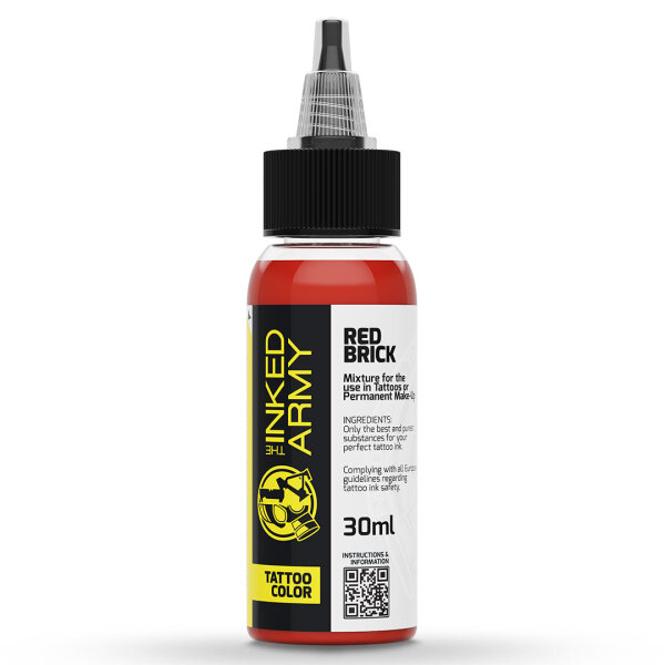 THE INKED ARMY - Tattoo Color - Red Brick - 30 ml