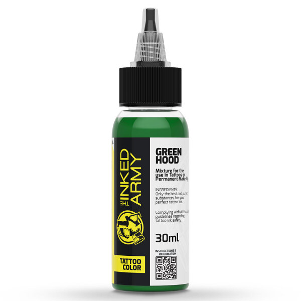 THE INKED ARMY - Tattoo Color - Green Hood - 30 ml