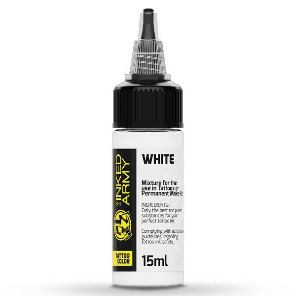 THE INKED ARMY - Tattoo Color - White - 15 ml