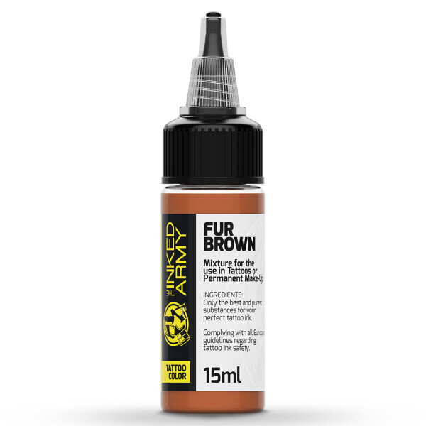THE INKED ARMY - Tattoo Color - Fur Brown - 15 ml