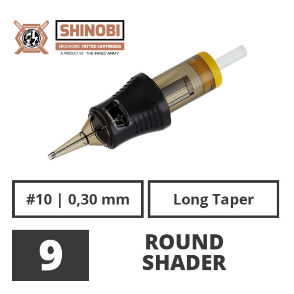 THE INKED ARMY - Shinobi Cartridges - 9 Round Shader - 0,30 LT